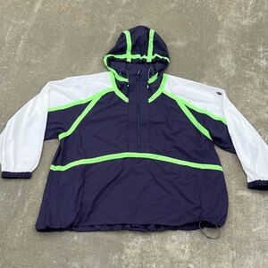 NWOT FP Movement Like the Wind Anorak Jacket in Midnight Navy Combo